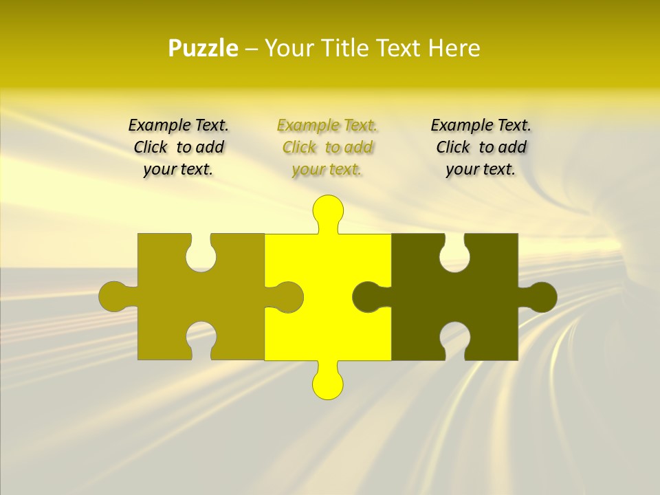Connection Empty Perspective PowerPoint Template