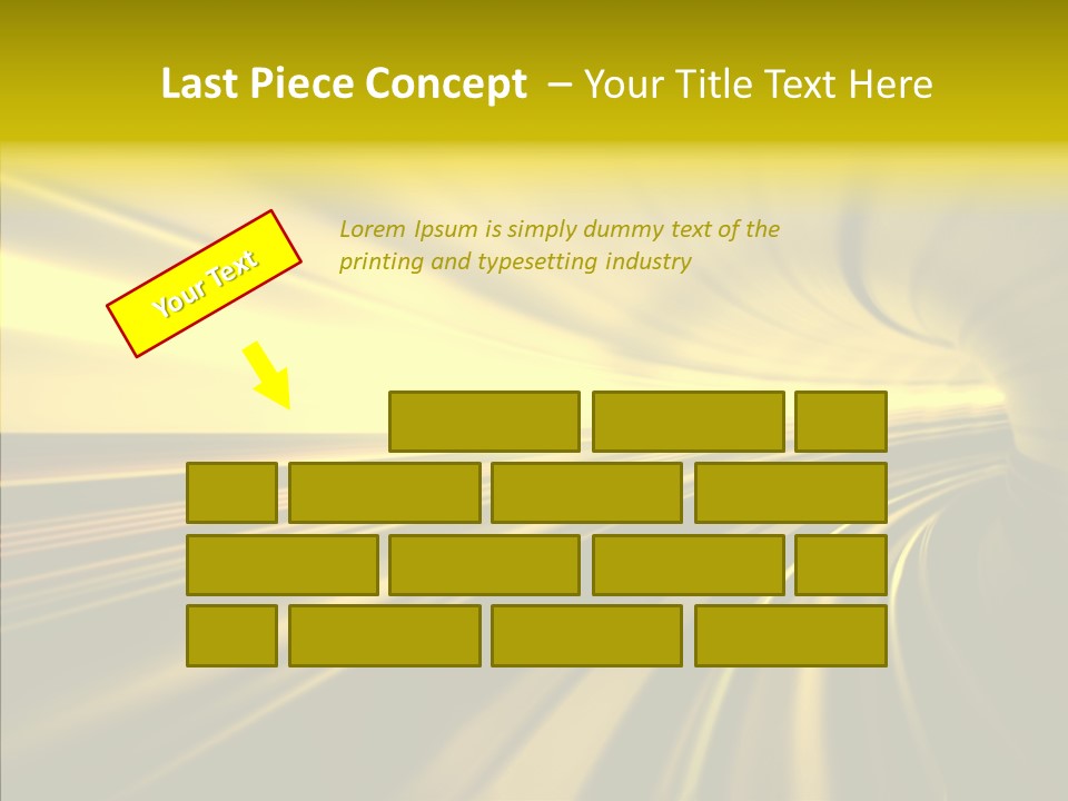 Connection Empty Perspective PowerPoint Template