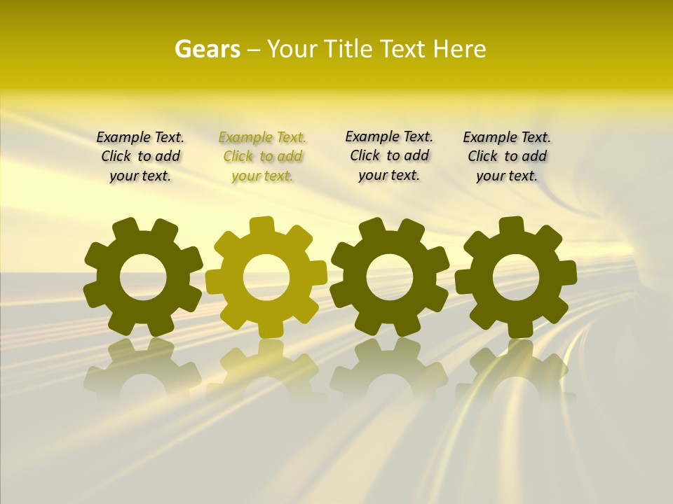 Connection Empty Perspective PowerPoint Template