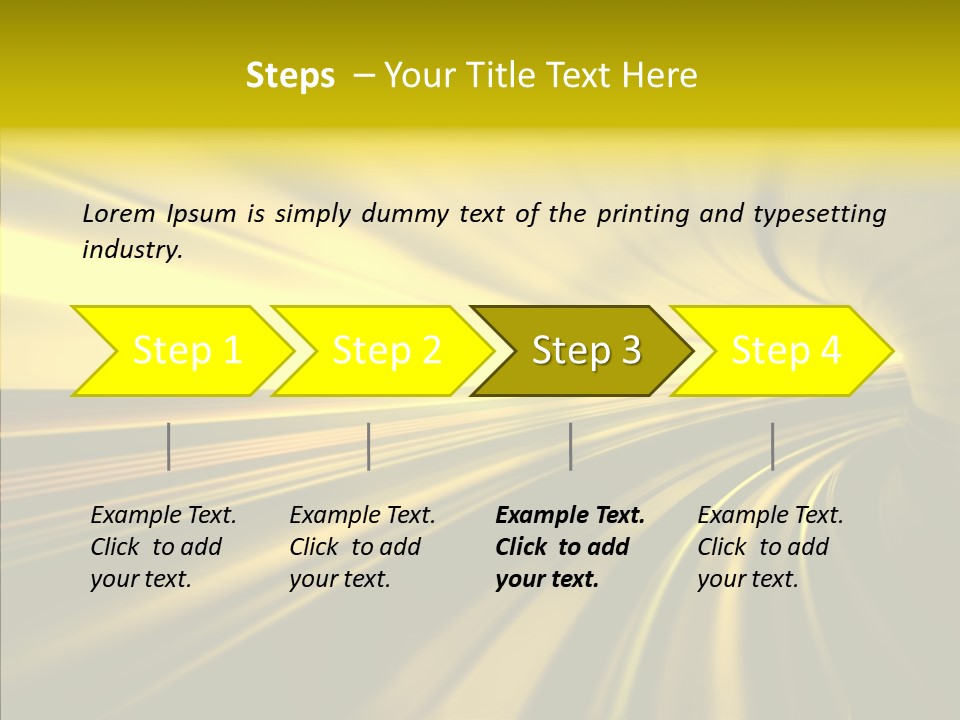 Connection Empty Perspective PowerPoint Template