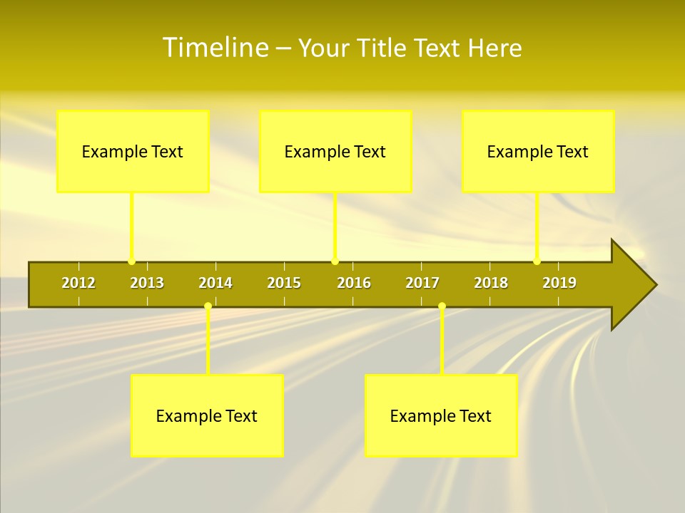 Connection Empty Perspective PowerPoint Template