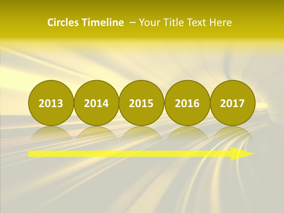 Connection Empty Perspective PowerPoint Template