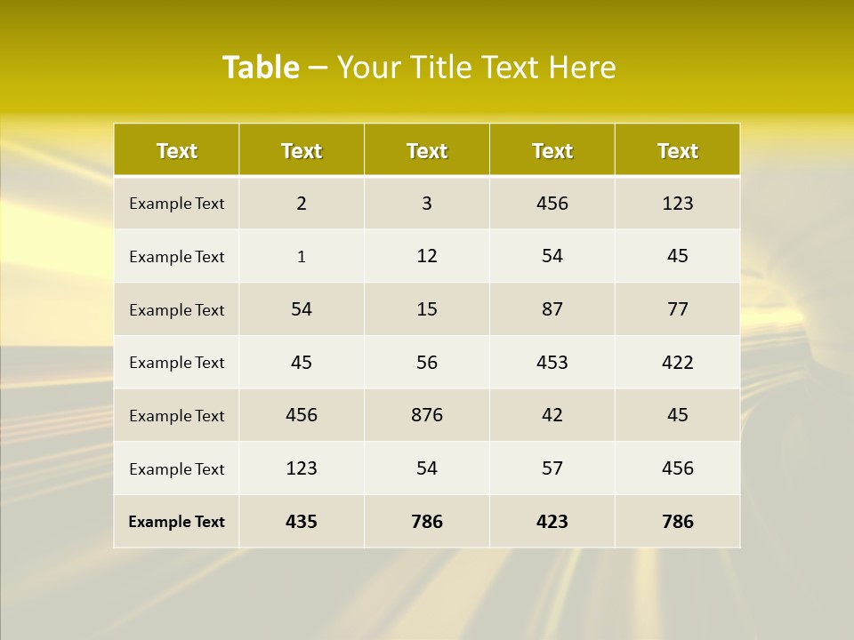 Connection Empty Perspective PowerPoint Template
