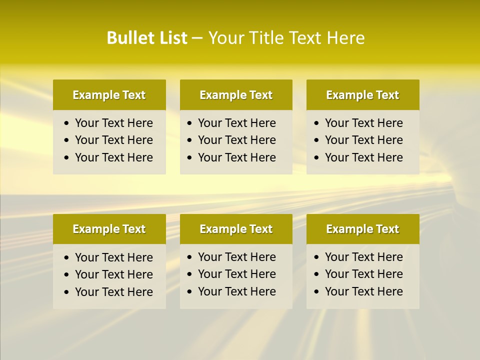 Connection Empty Perspective PowerPoint Template