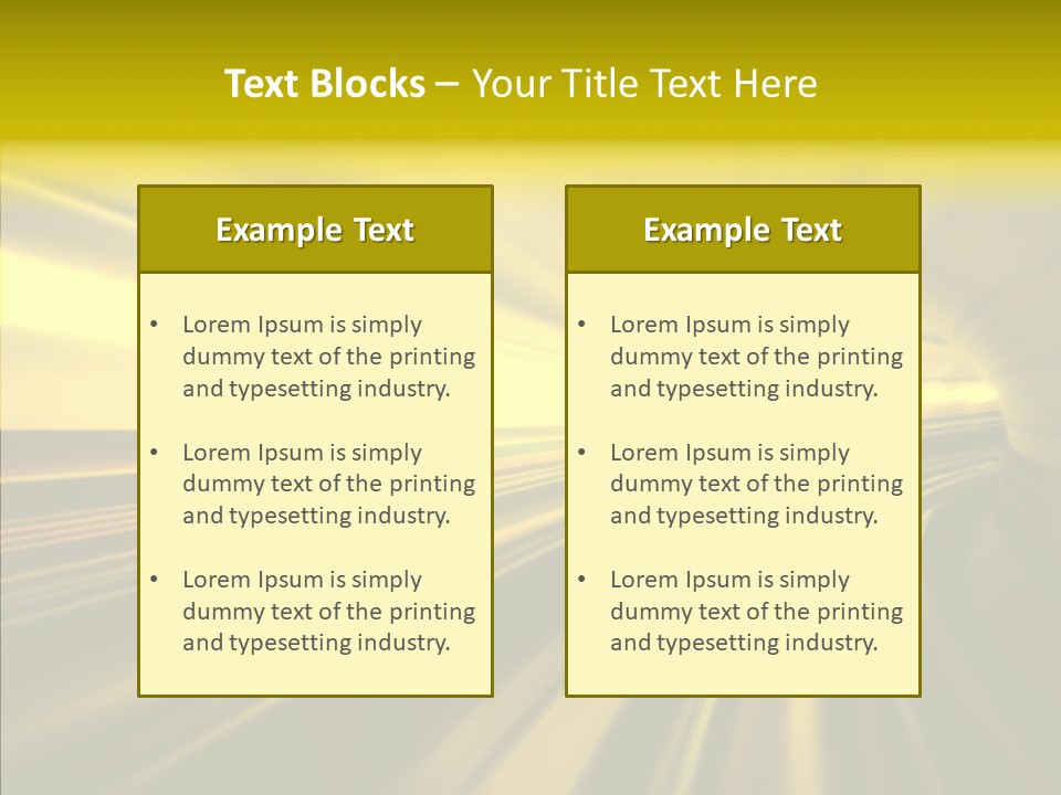 Connection Empty Perspective PowerPoint Template