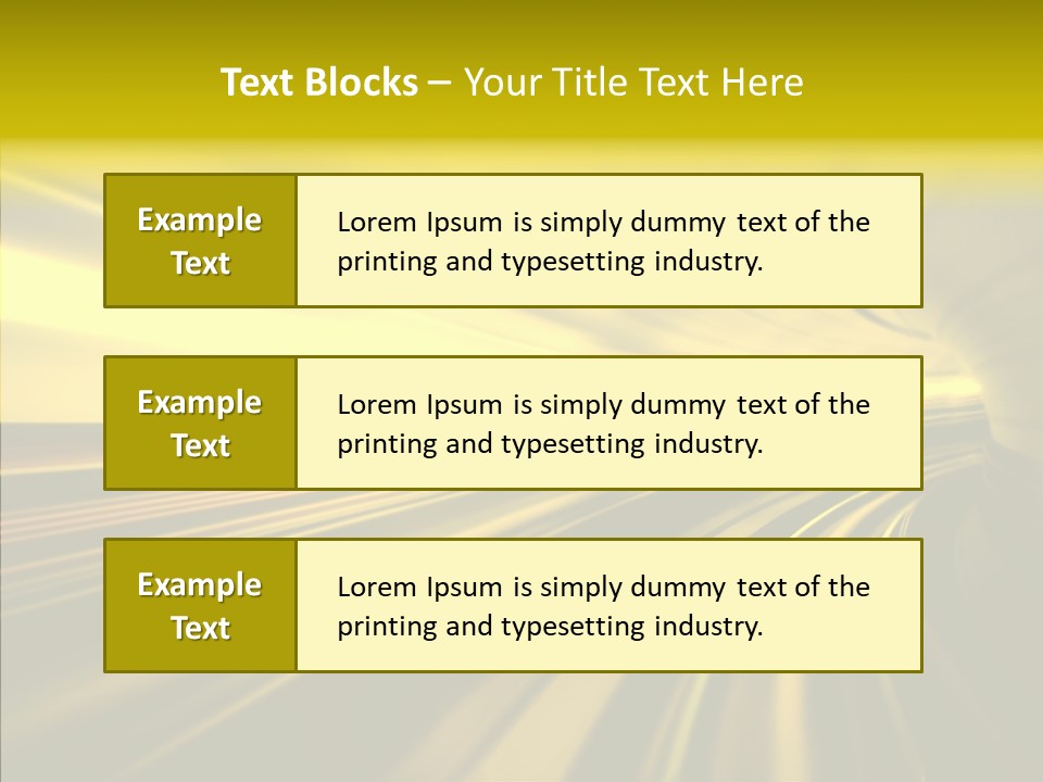 Connection Empty Perspective PowerPoint Template