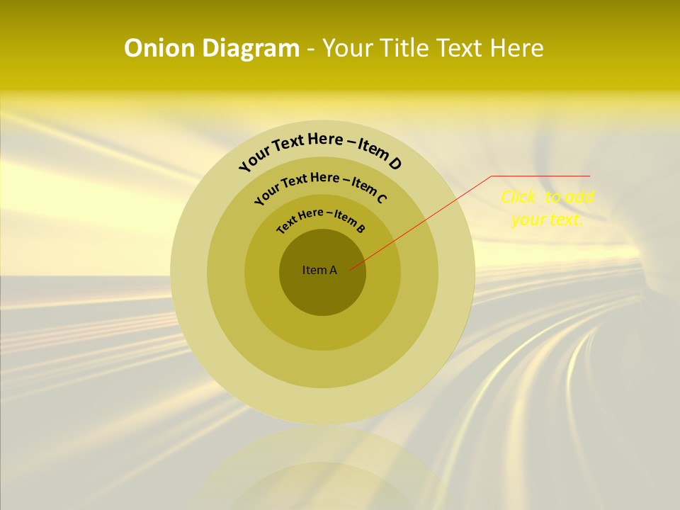 Connection Empty Perspective PowerPoint Template