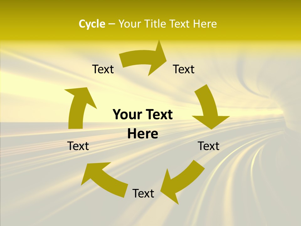 Connection Empty Perspective PowerPoint Template