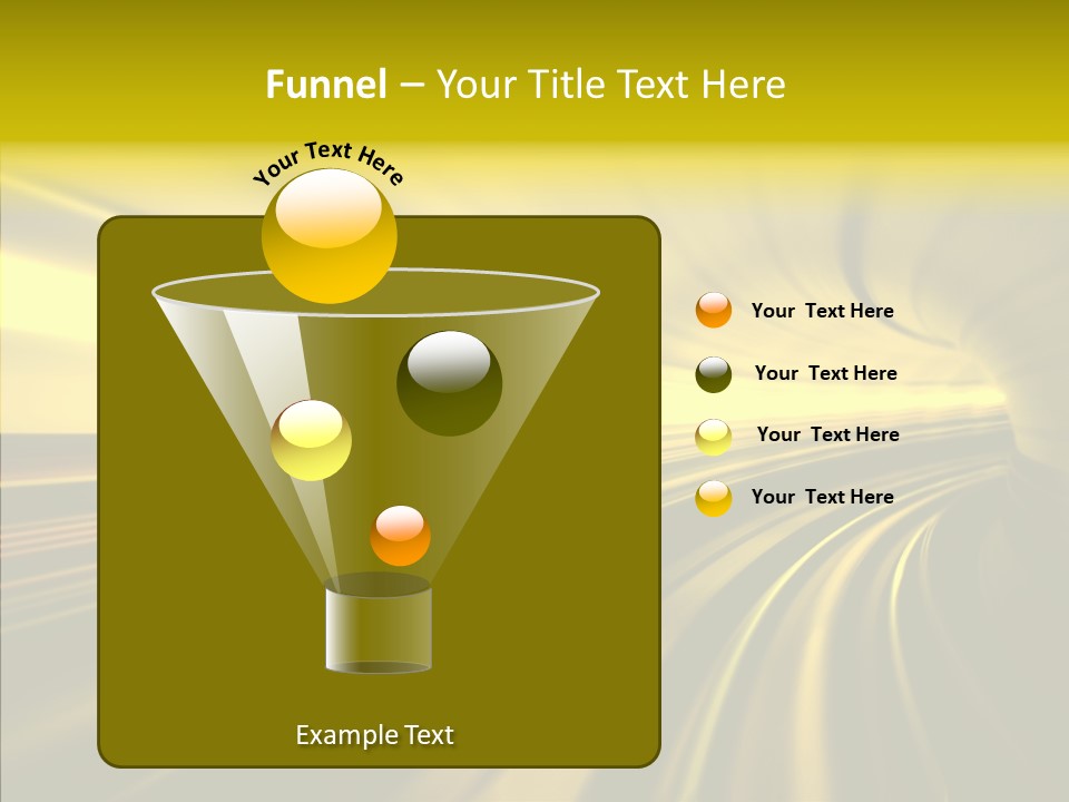 Connection Empty Perspective PowerPoint Template
