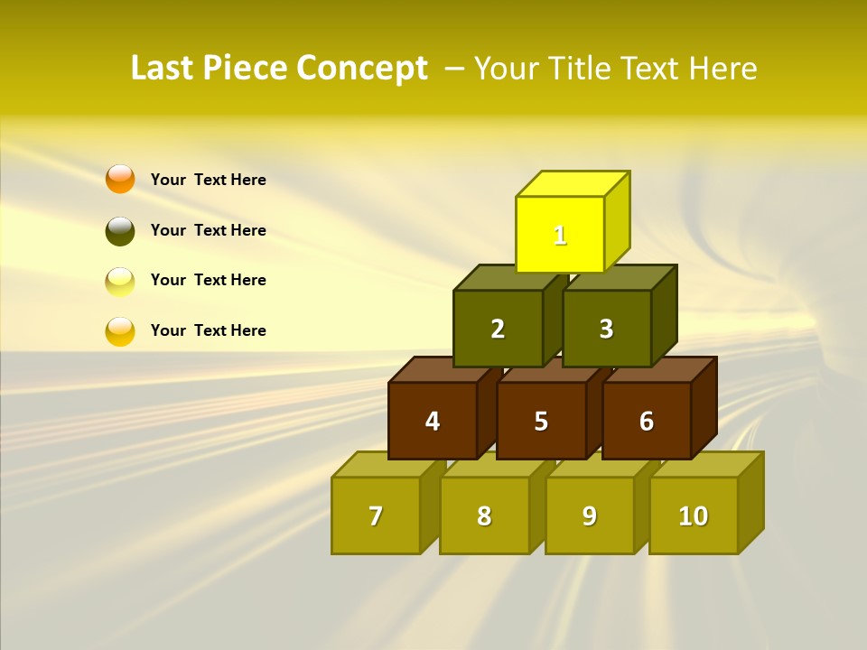 Connection Empty Perspective PowerPoint Template