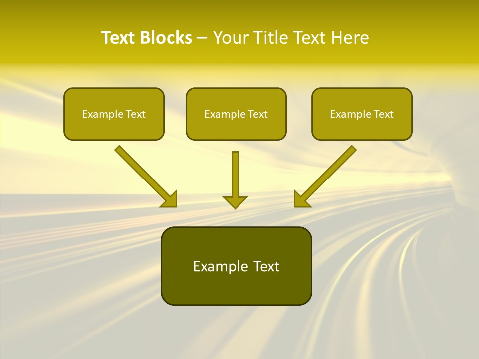 Connection Empty Perspective PowerPoint Template