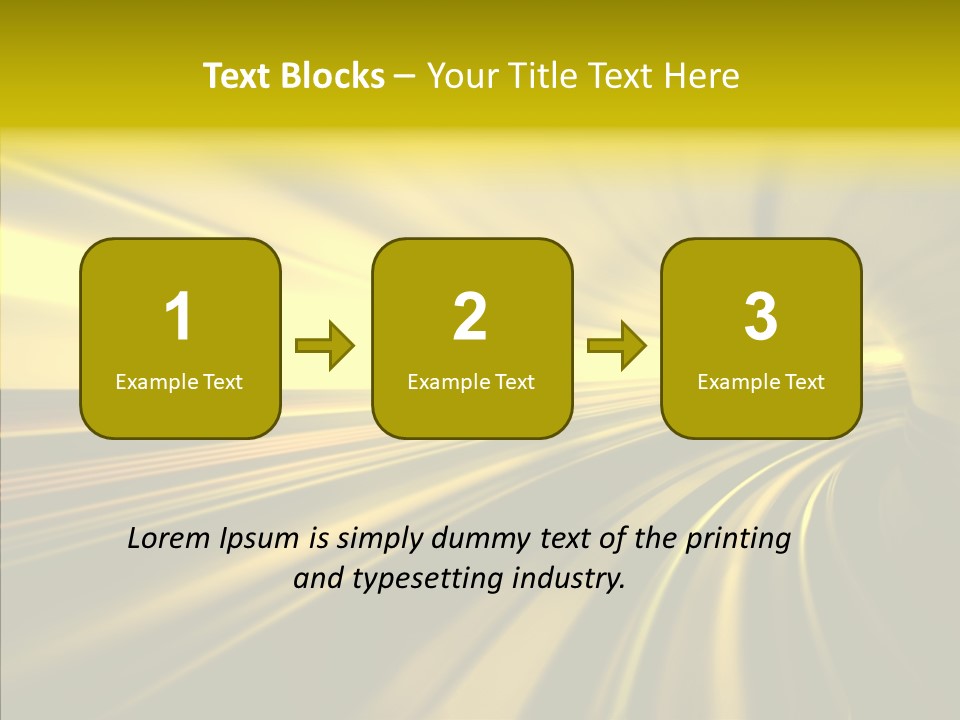 Connection Empty Perspective PowerPoint Template