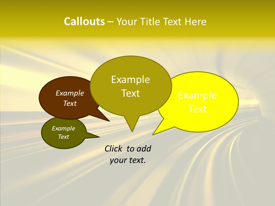 Connection Empty Perspective PowerPoint Template