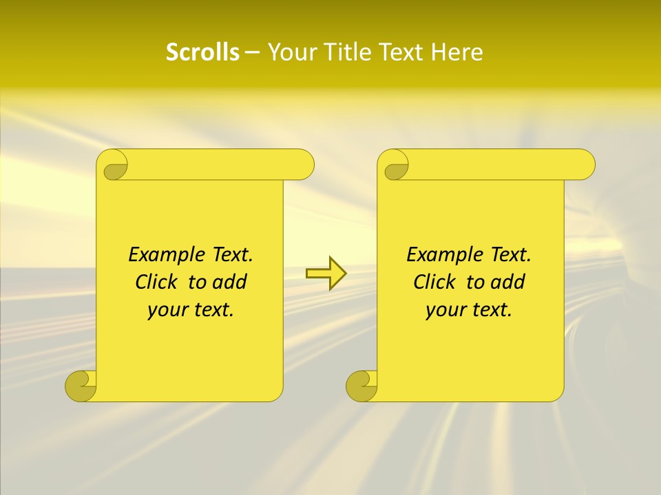 Connection Empty Perspective PowerPoint Template