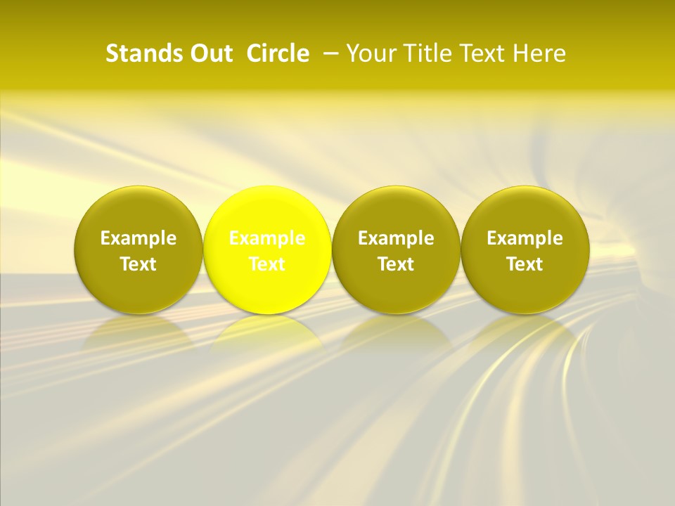 Connection Empty Perspective PowerPoint Template