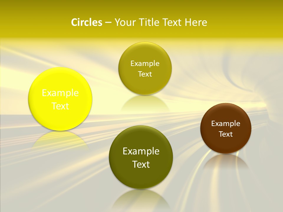 Connection Empty Perspective PowerPoint Template