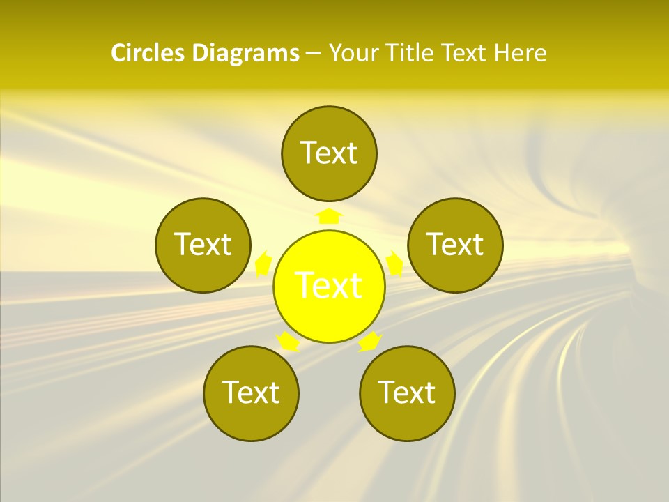 Connection Empty Perspective PowerPoint Template