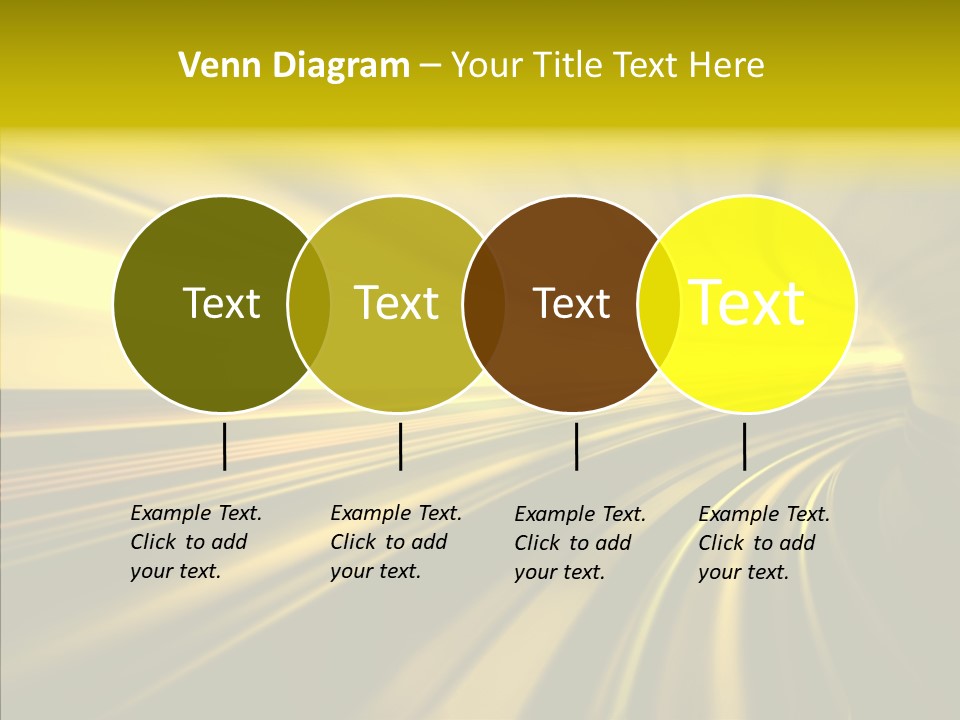 Connection Empty Perspective PowerPoint Template