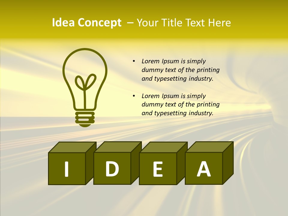 Connection Empty Perspective PowerPoint Template