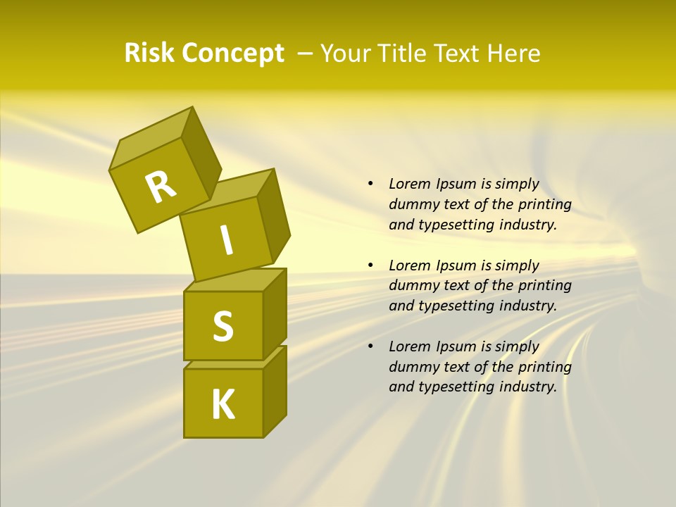 Connection Empty Perspective PowerPoint Template