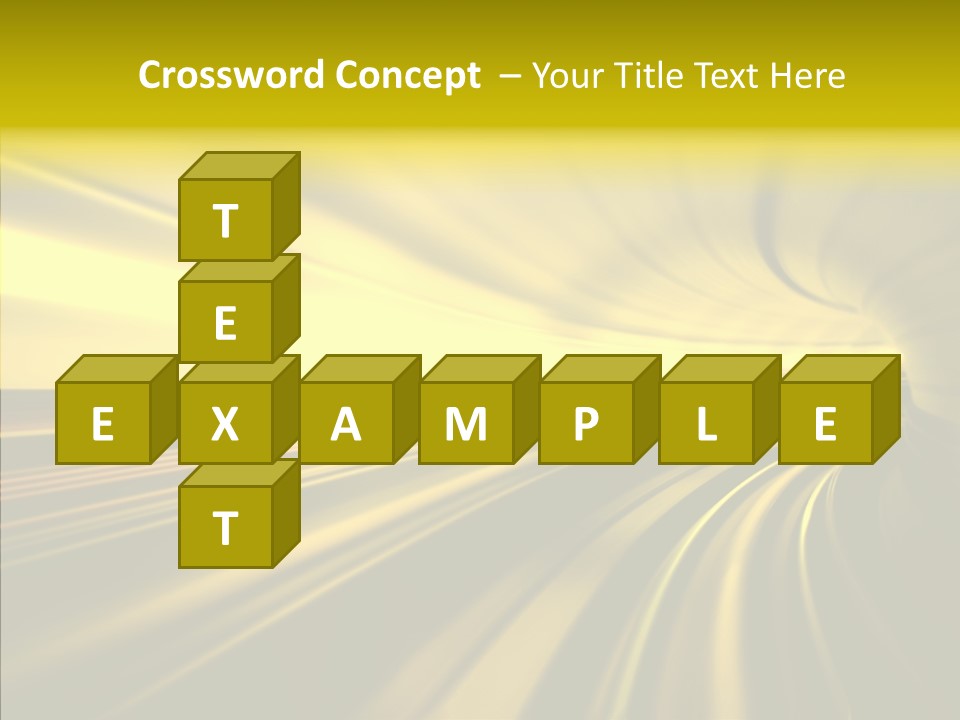 Connection Empty Perspective PowerPoint Template