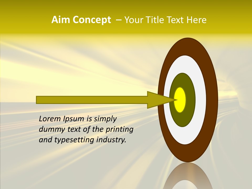 Connection Empty Perspective PowerPoint Template