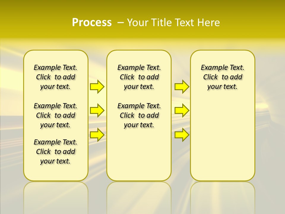 Connection Empty Perspective PowerPoint Template