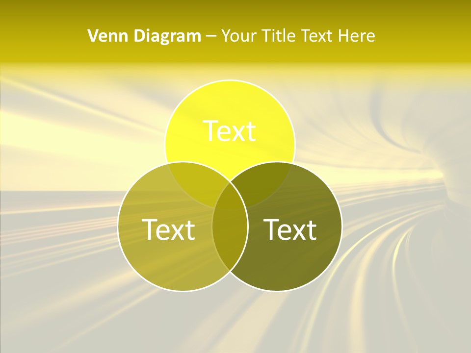 Connection Empty Perspective PowerPoint Template
