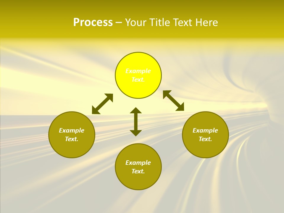 Connection Empty Perspective PowerPoint Template