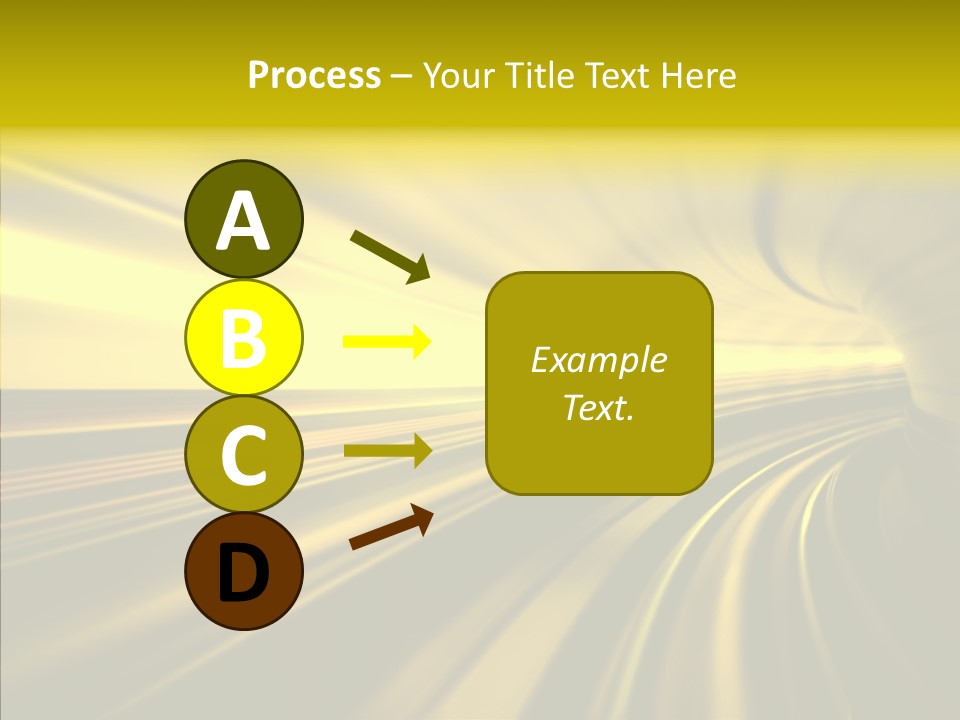 Connection Empty Perspective PowerPoint Template