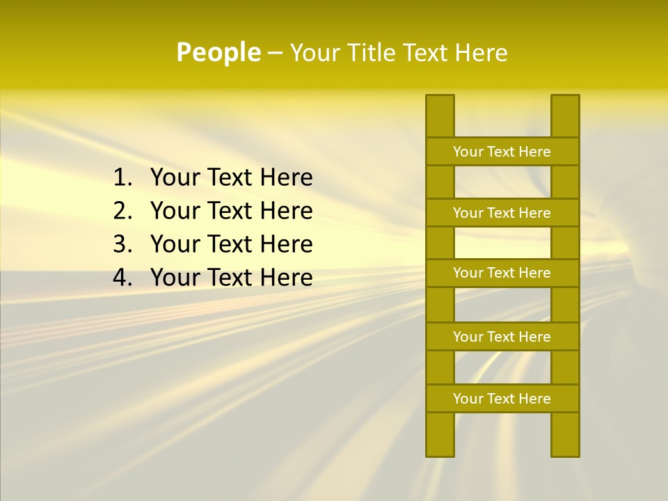 Connection Empty Perspective PowerPoint Template