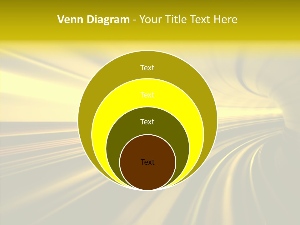 Connection Empty Perspective PowerPoint Template