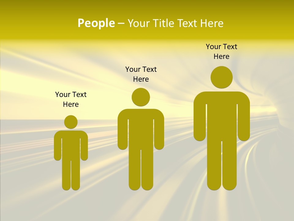 Connection Empty Perspective PowerPoint Template