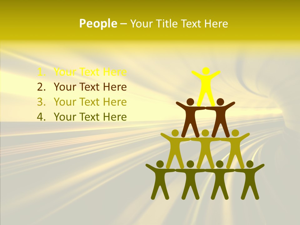 Connection Empty Perspective PowerPoint Template