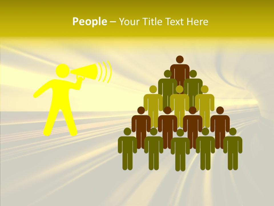 Connection Empty Perspective PowerPoint Template