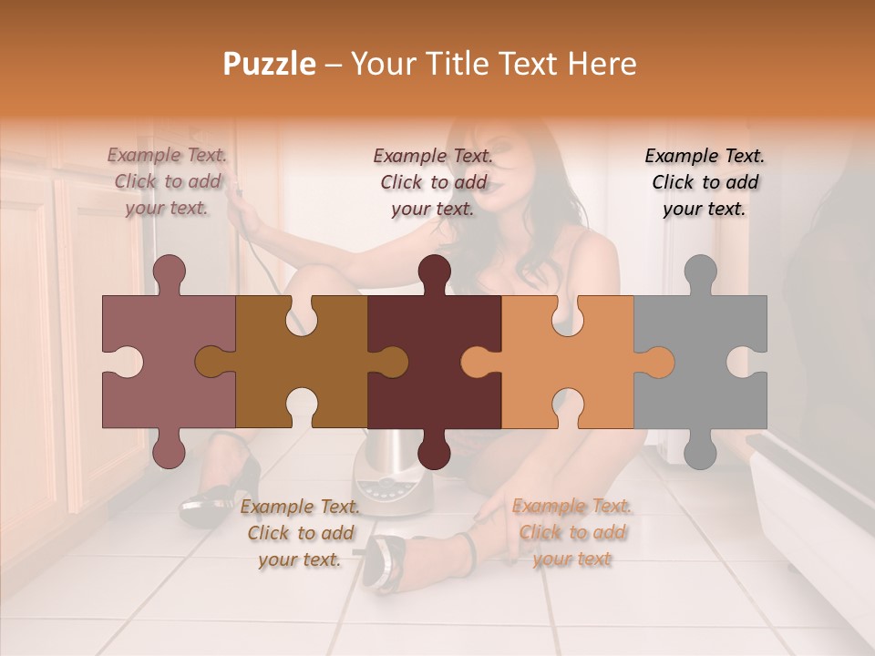 Naughty Ruffles Retro PowerPoint Template