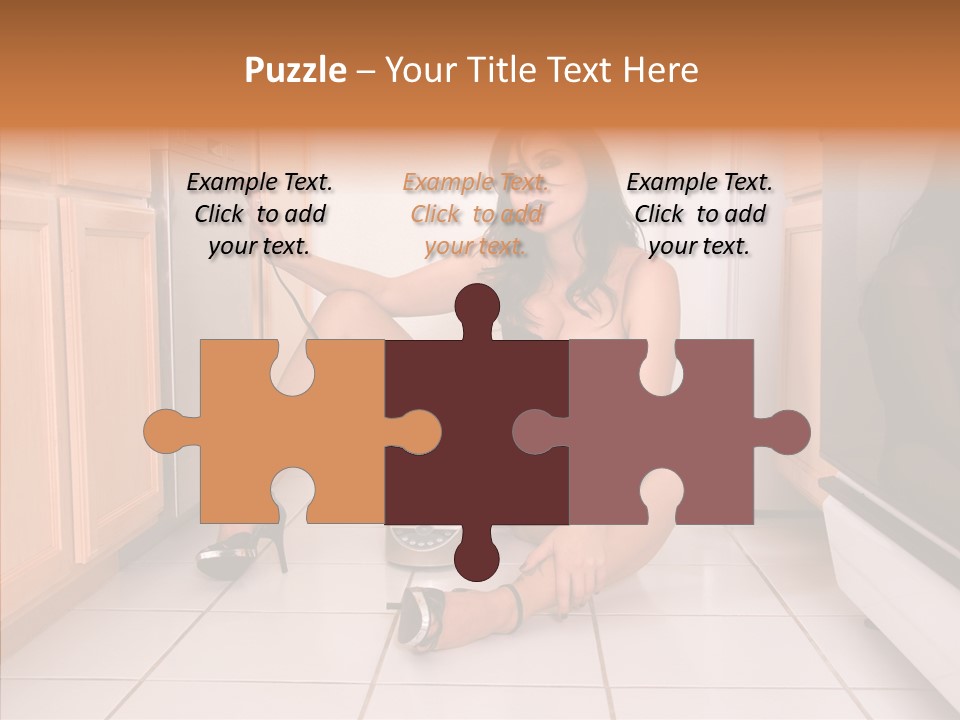 Naughty Ruffles Retro PowerPoint Template