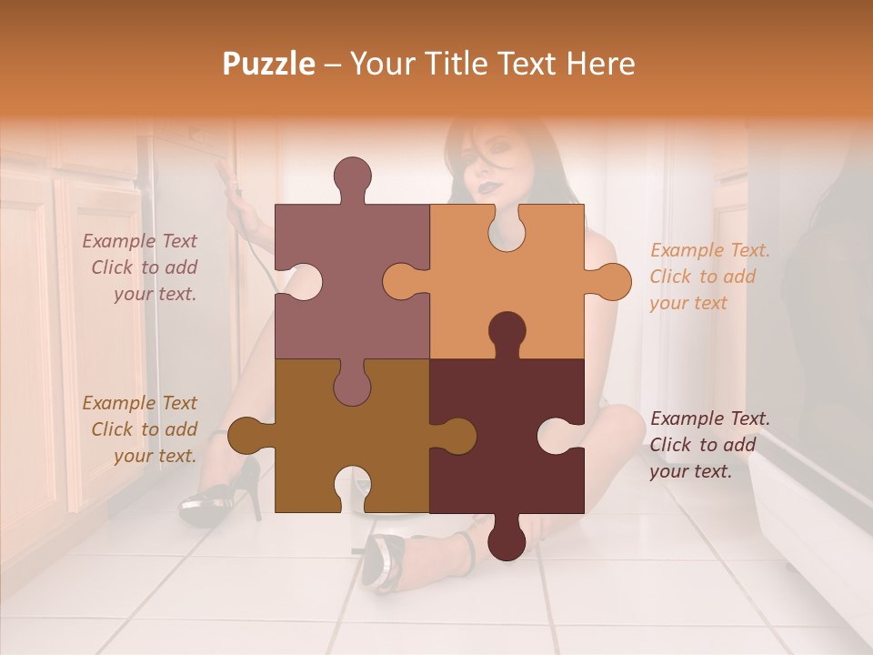 Naughty Ruffles Retro PowerPoint Template