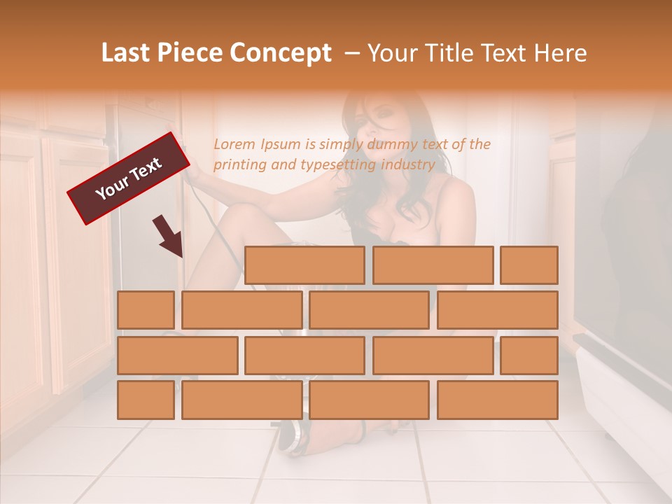 Naughty Ruffles Retro PowerPoint Template