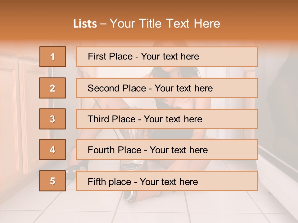 Naughty Ruffles Retro PowerPoint Template
