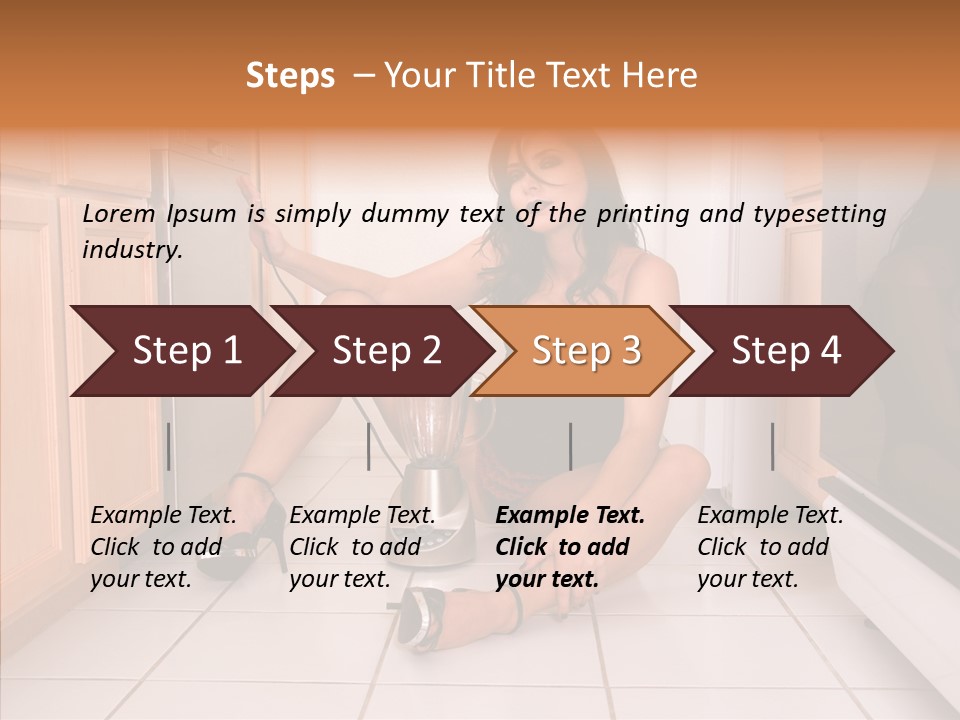 Naughty Ruffles Retro PowerPoint Template