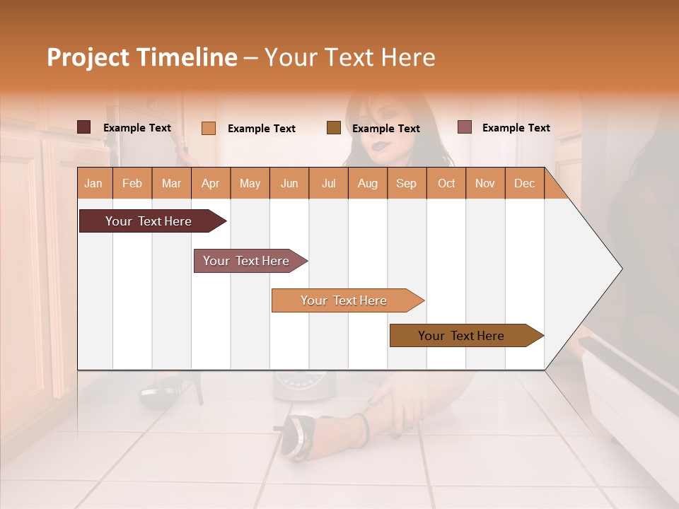 Naughty Ruffles Retro PowerPoint Template