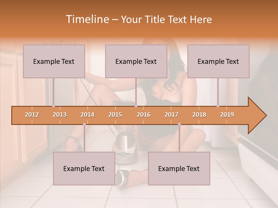 Naughty Ruffles Retro PowerPoint Template