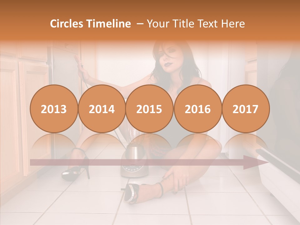 Naughty Ruffles Retro PowerPoint Template