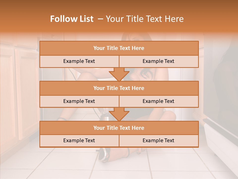 Naughty Ruffles Retro PowerPoint Template