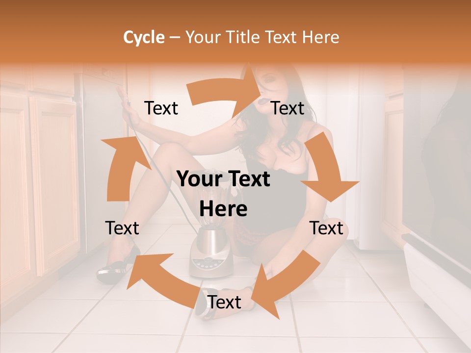 Naughty Ruffles Retro PowerPoint Template