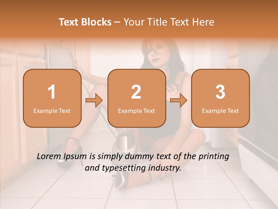 Naughty Ruffles Retro PowerPoint Template