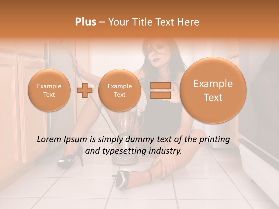 Naughty Ruffles Retro PowerPoint Template