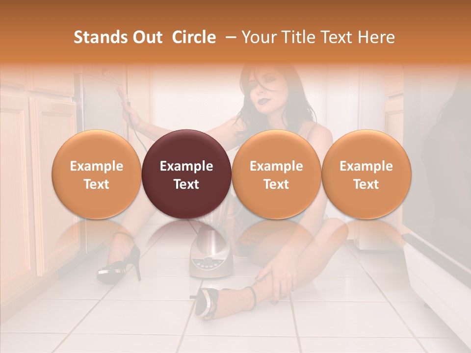 Naughty Ruffles Retro PowerPoint Template