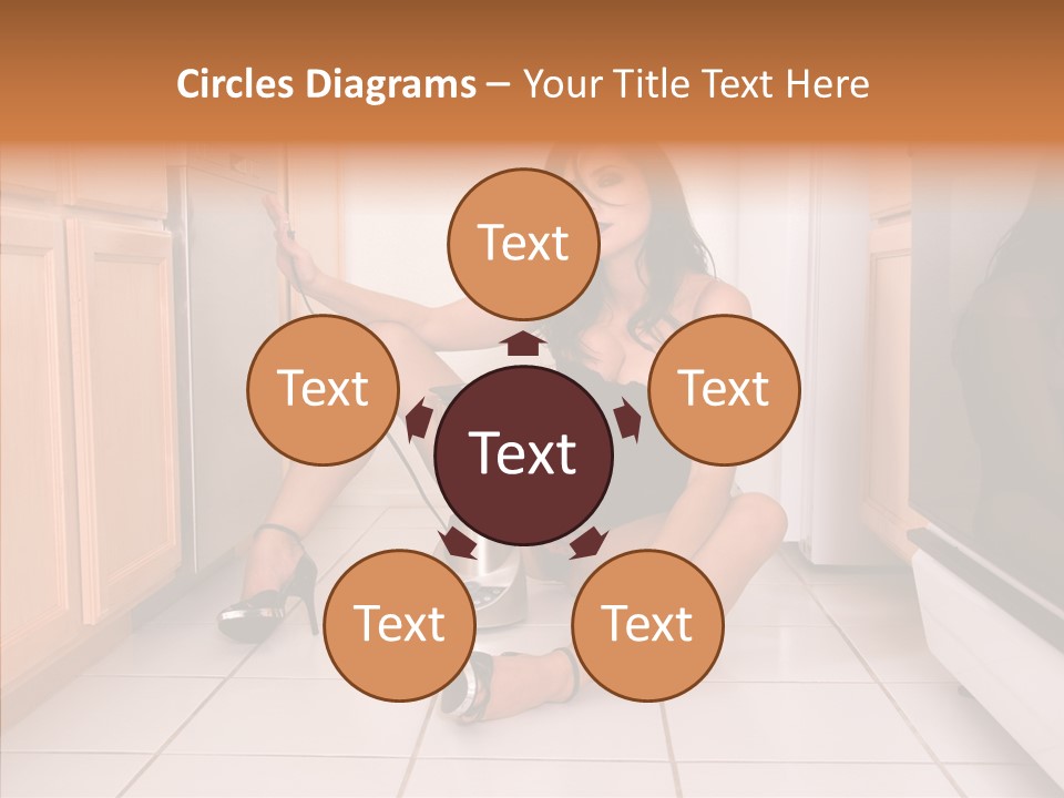 Naughty Ruffles Retro PowerPoint Template